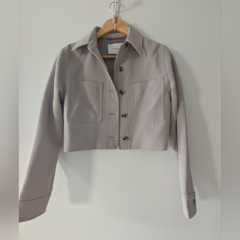 Aritzia Wilfred Little Cropped Jacket Crepette